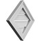 Ekena Millwork Diamond Surface Mount PVC Gable Vent: Non-Functional, w/ 3-1/2"W x 1"P Standard Frame, 42"W x 42"H GVPDI42X4201SN - alternate 2